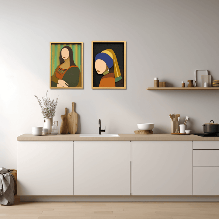 זוג מסכות מיס מונה + מיס פרל